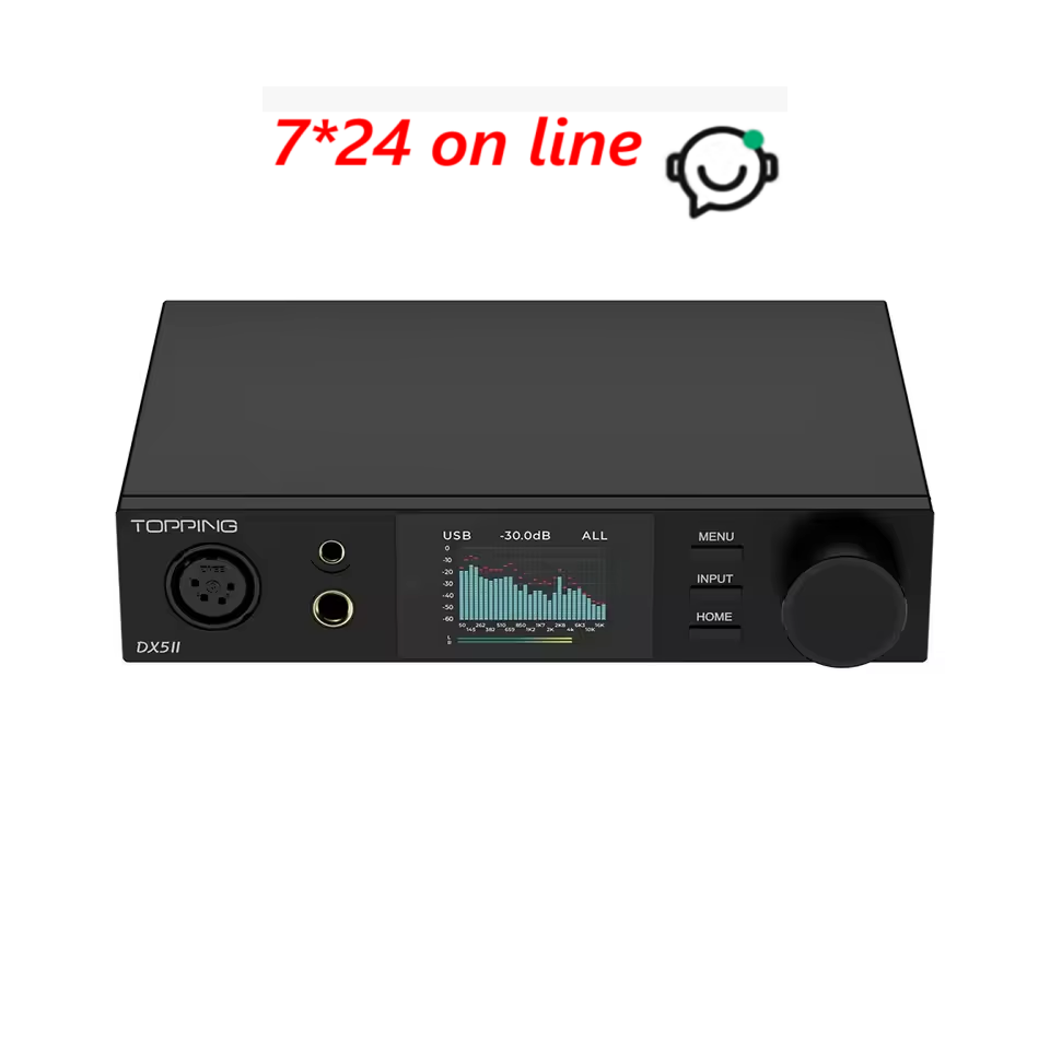 Headphone Amplifier Dac - TOPPING DX5 II DAC Completamente Bilanciato