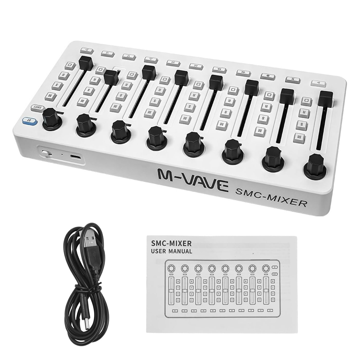 Midi Controller Pad - Controller MIDI wireless M-VAVE SMC-Mixer, 43