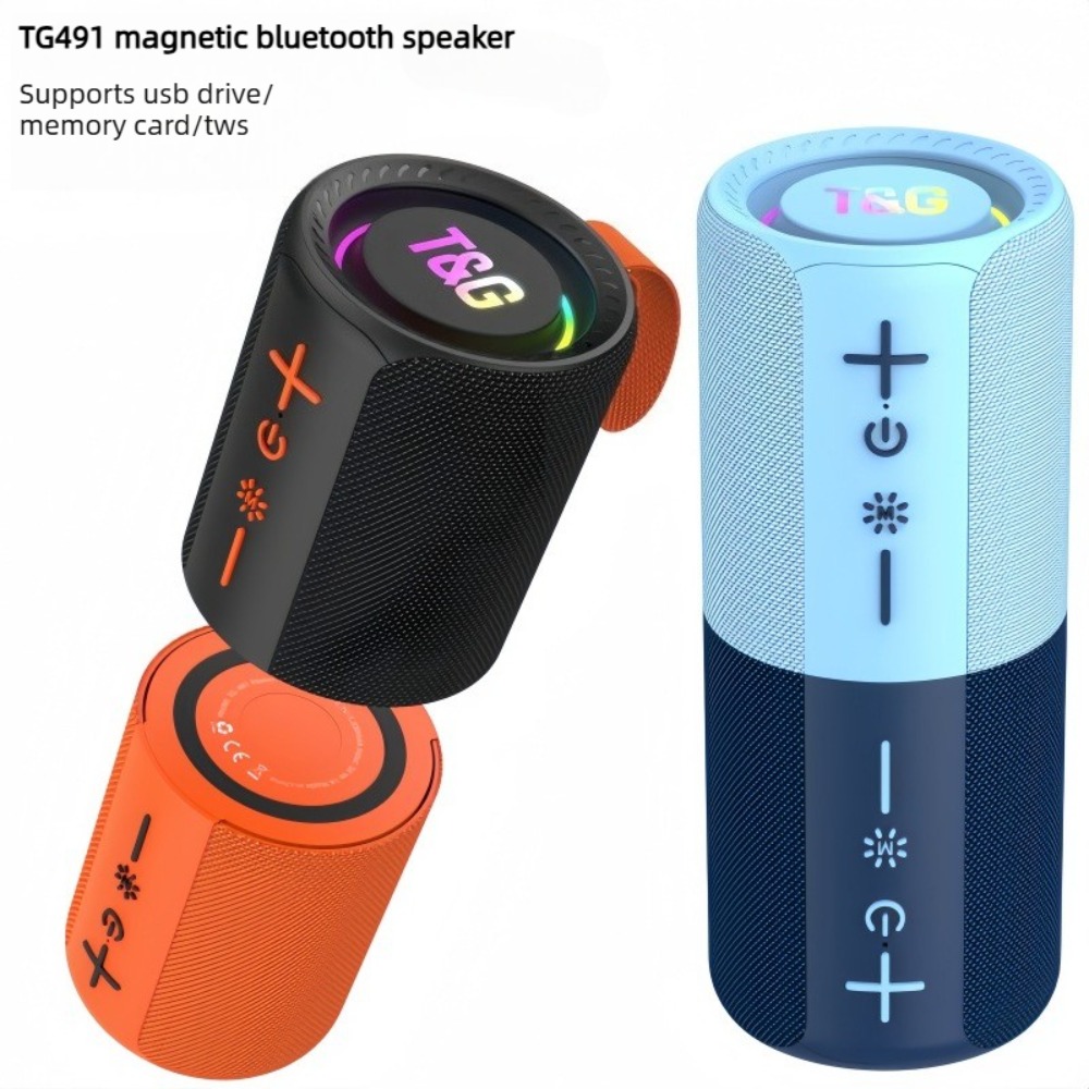 Audio Music Spotify - Altoparlante Bluetooth Magnetico 2 in 1