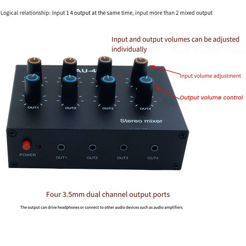 M07K-AU-404 Suono stereo Mixer - Audio Without Music recensione e prezzo