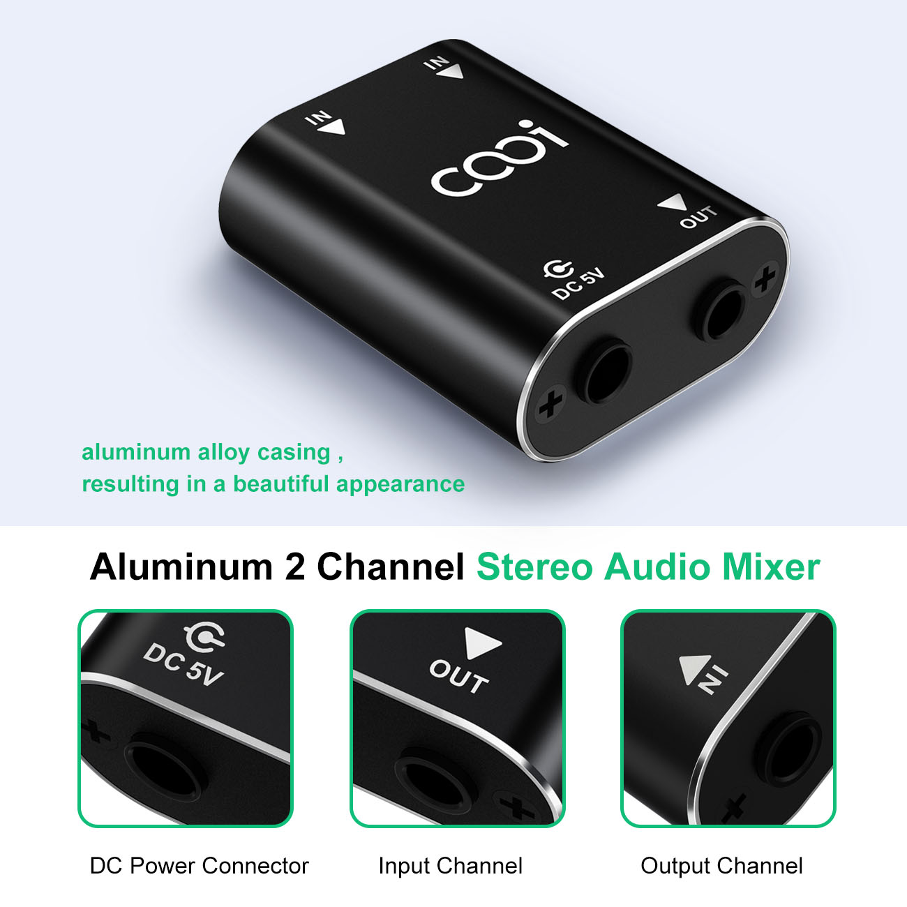 Mini mixer audio stereo a 2 ca - Audio Music Dj recensione e prezzo