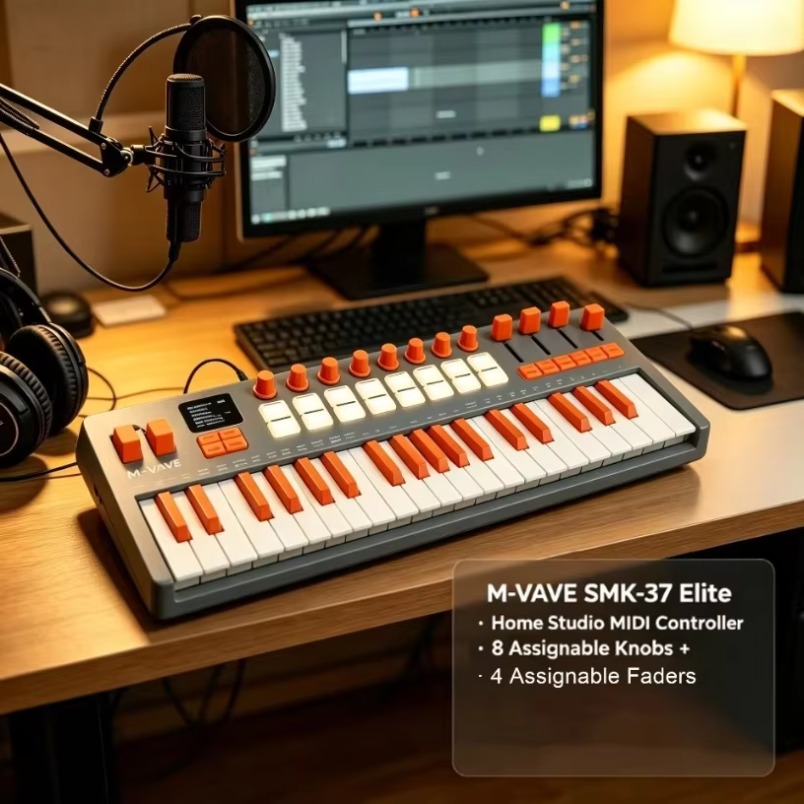 M-VAVE SMK-37 Tastiera MIDI El - Midi Controller Pad recensione e prezzo